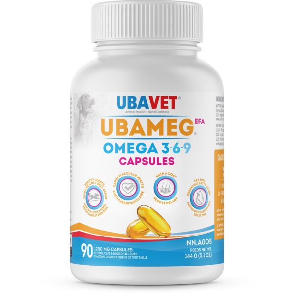 UBAMEG – Omega 3 Capsules | UbaVet | Products for Small Animals